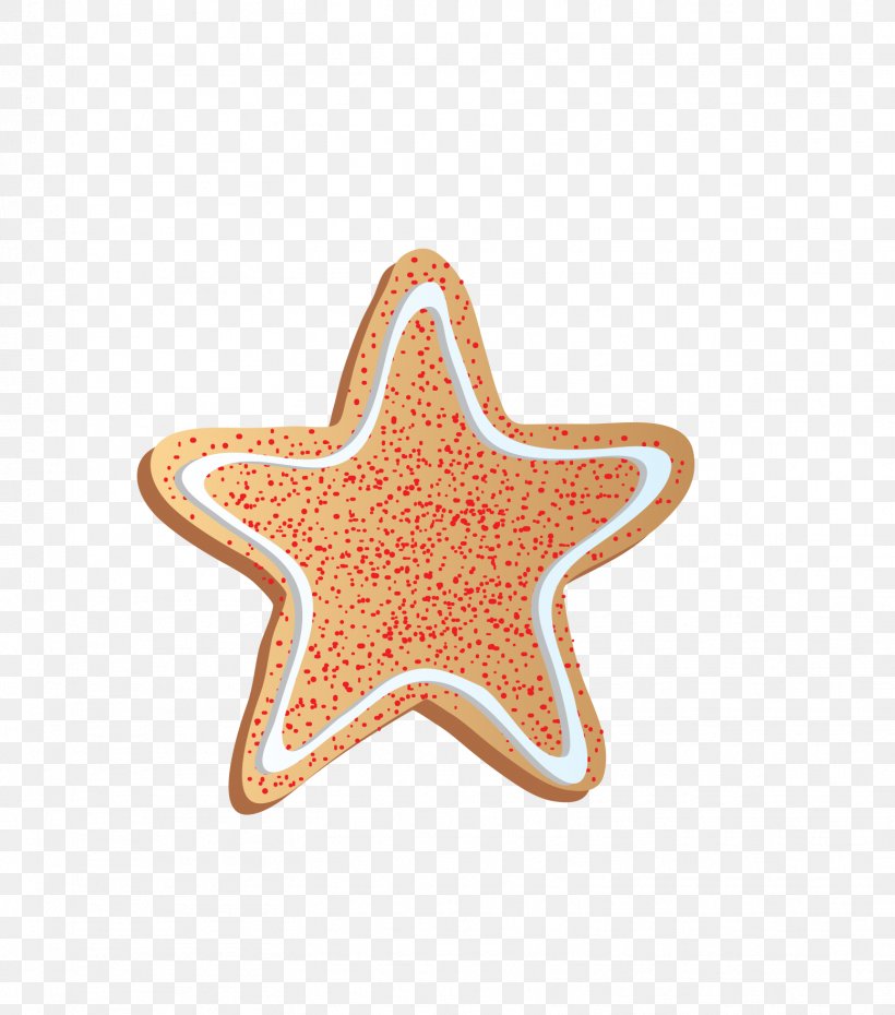 Euclidean Vector, PNG, 1554x1764px, Christmas, Christmas Cookie, Material, Orange, Star Download Free