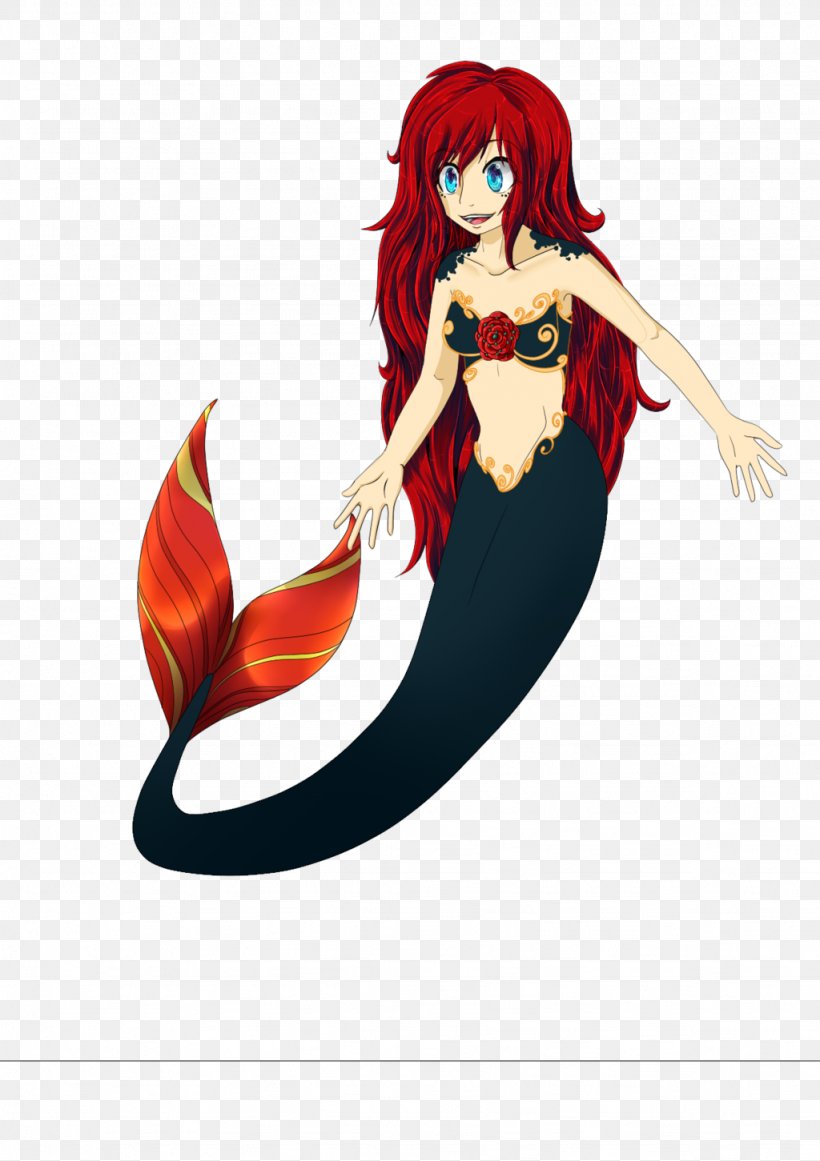 Mermaid Human Hair Color Cartoon Legendary Creature, PNG, 1024x1451px, Watercolor, Cartoon, Flower, Frame, Heart Download Free