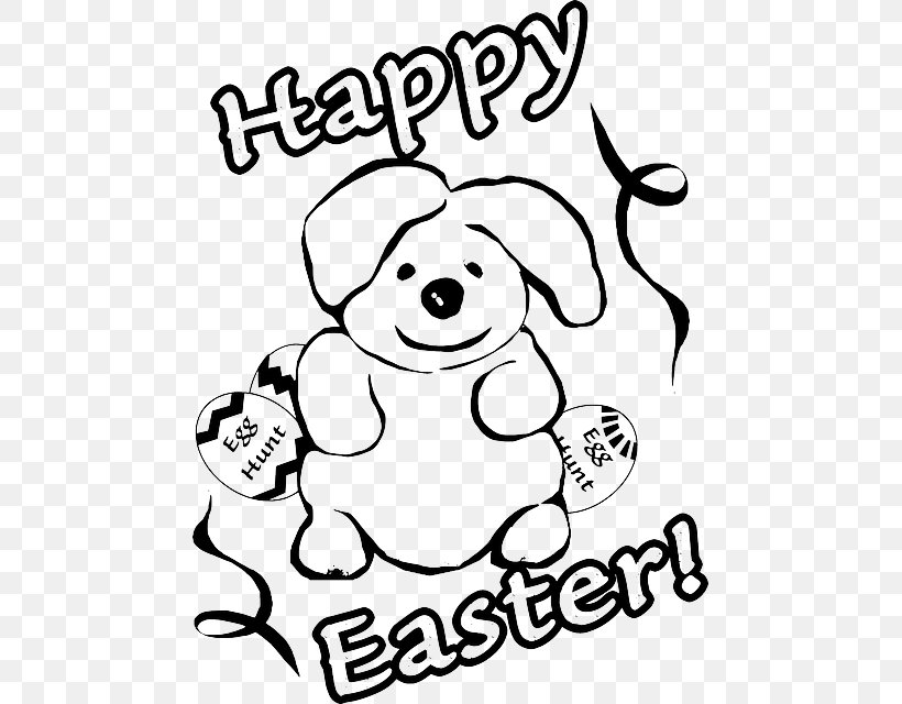 Easter Bunny Dog Happiness Clip Art, PNG, 469x640px, Watercolor, Cartoon, Flower, Frame, Heart Download Free