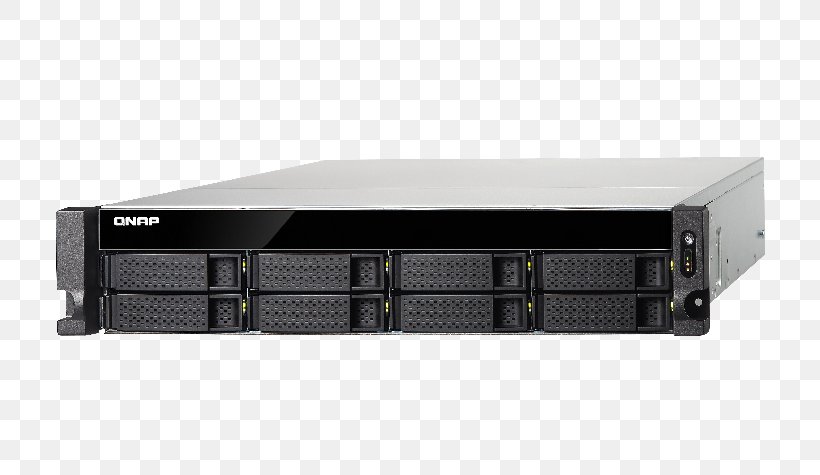 Network Storage Systems 19-inch Rack QNAP TS-1263U-RP QNAP Systems, Inc. Serial ATA, PNG, 760x475px, 10 Gigabit Ethernet, 19inch Rack, Network Storage Systems, Audio Receiver, Computer Component Download Free