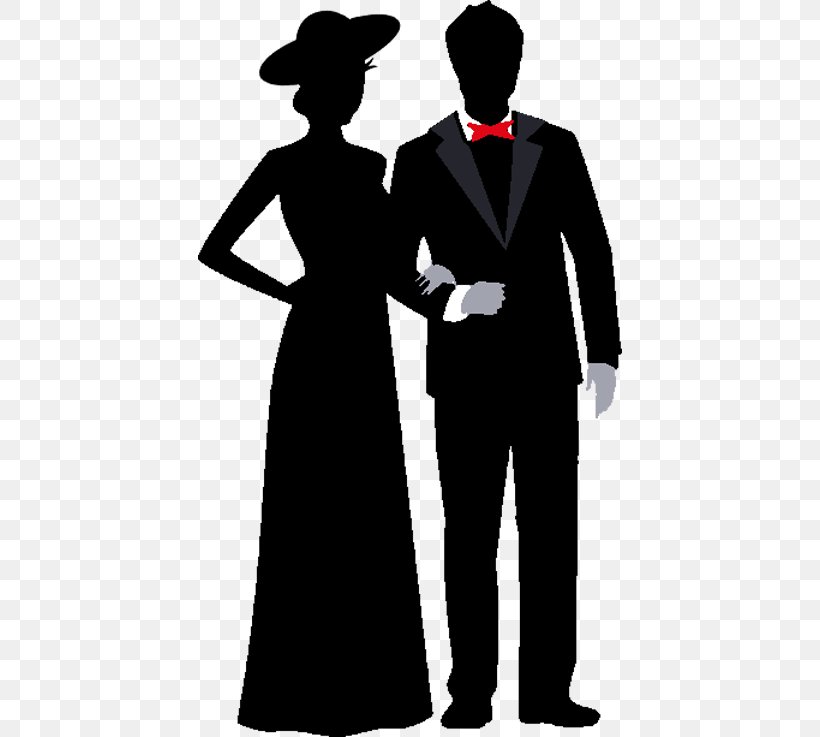 Prom Wedding Clip Art, PNG, 424x737px, Prom, Black And White, Bride, Bridesmaid, Couple Download Free