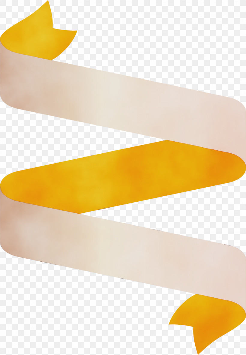 Yellow Material Property Rectangle, PNG, 2078x2999px, Ribbon, Material Property, Multiple Ribbon, Paint, Rectangle Download Free