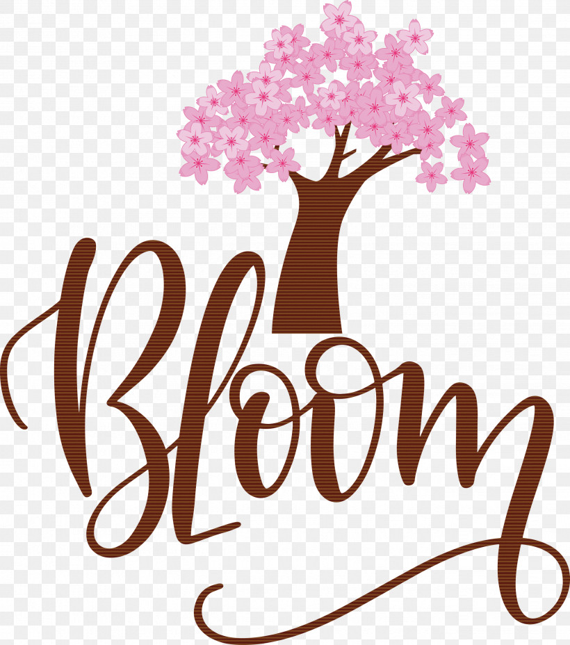 Bloom Spring, PNG, 2649x3000px, Bloom, Flower, Flowerpot, Free, Logo Download Free