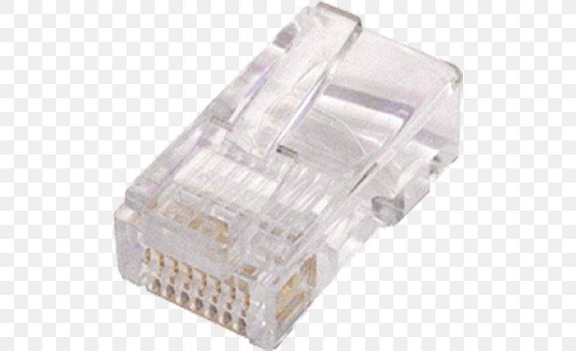 Category 5 Cable Modular Connector 8P8C Twisted Pair Network Cables, PNG, 500x500px, Category 5 Cable, Ac Power Plugs And Sockets, Category 6 Cable, Computer Network, Crimp Download Free