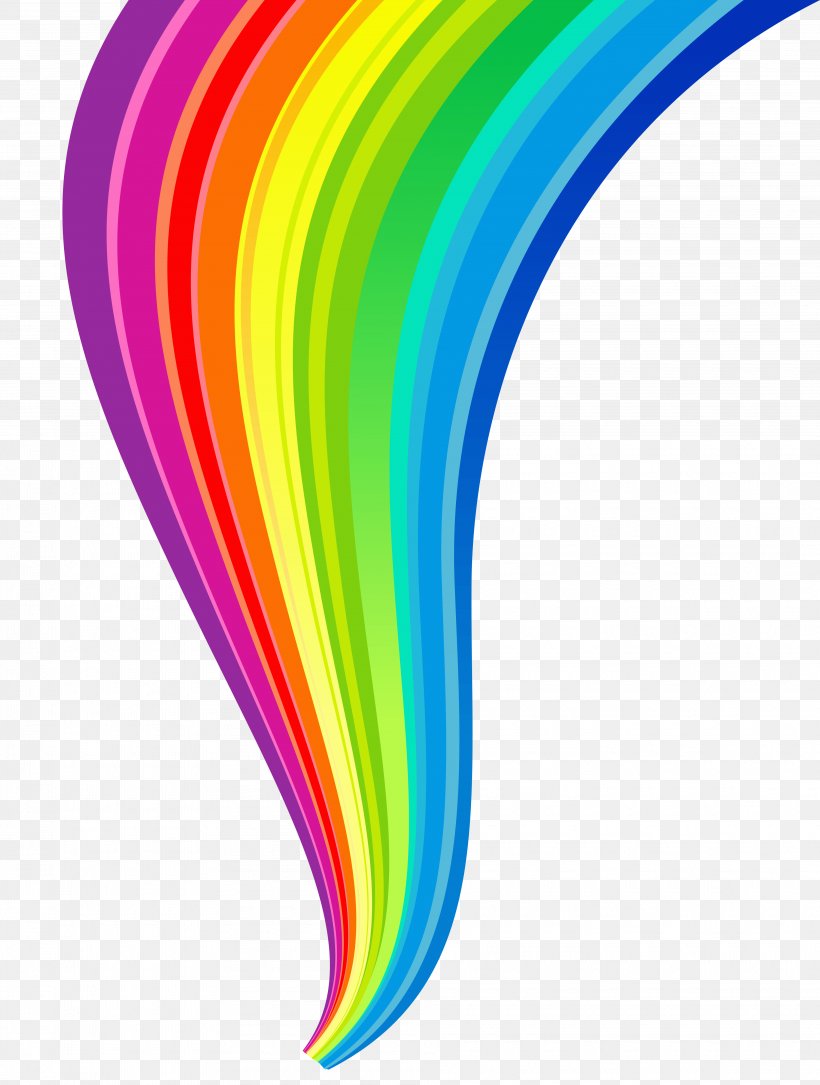 Rainbow Clip Art, PNG, 3830x5072px, Rainbow, Color, Free Content, Orange, Paintbrush Download Free