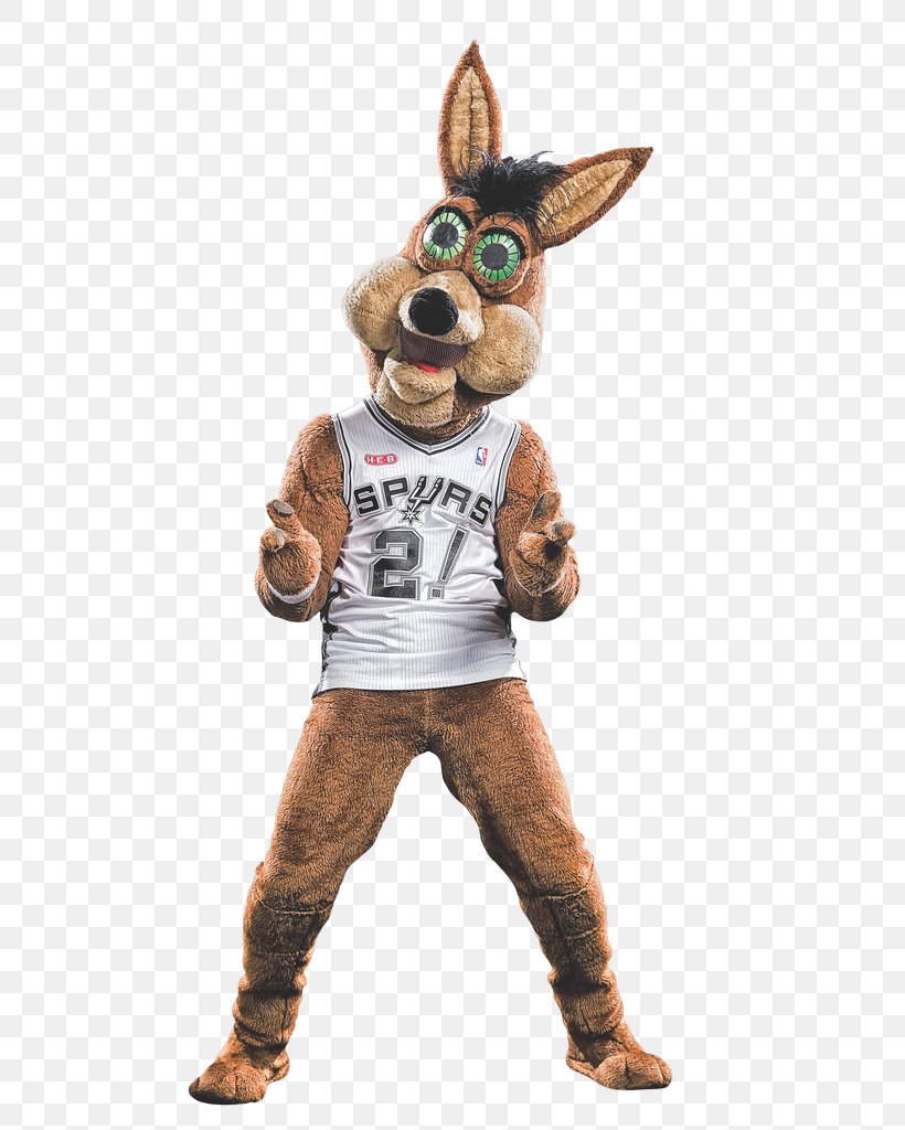 San Antonio Spurs NBA Mascot The Coyote Basketball, PNG, 683x1024px, San Antonio Spurs, Basketball, Costume, Coyote, David Robinson Download Free