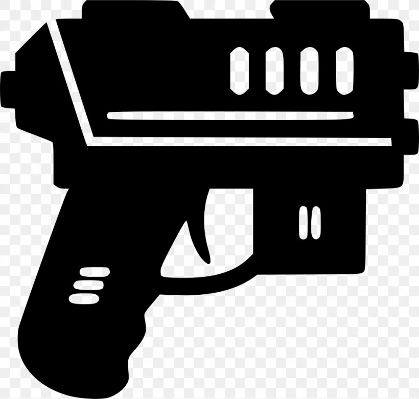 Gun Illustration, PNG, 980x934px, Gun, Artwork, Black, Black And White, Handgun Download Free