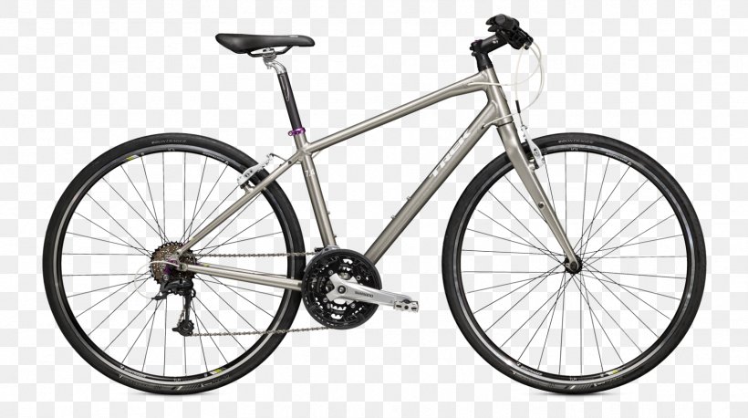 Trek FX 1 Trek Bicycle Corporation Hybrid Bicycle, PNG, 1666x931px, Trek Fx, Bicycle, Bicycle Accessory, Bicycle Drivetrain Part, Bicycle Fork Download Free