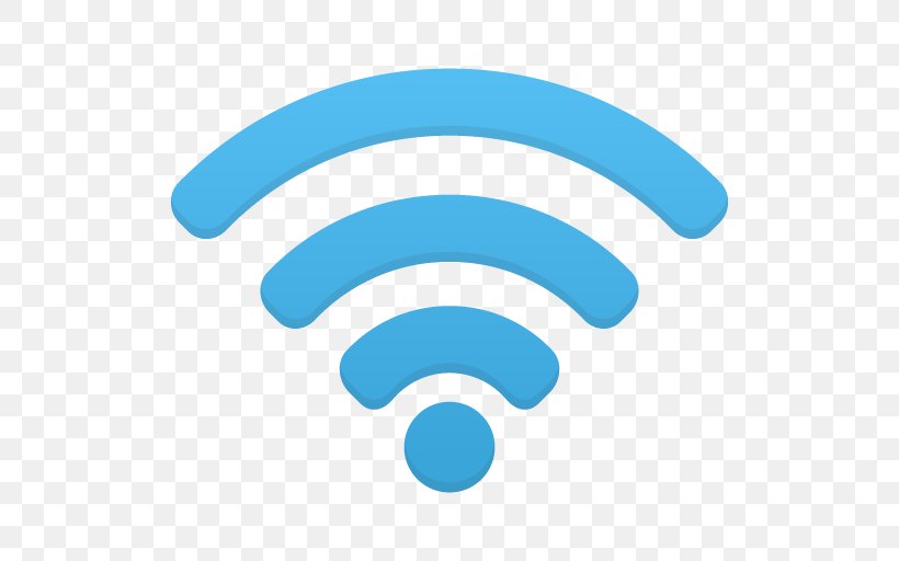 Wi-Fi Signal Strength In Telecommunications Icon, PNG, 512x512px, Wi Fi, Aqua, Azure, Blue, Clip Art Download Free