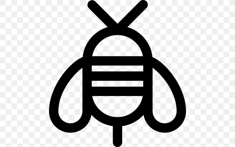 Bee Insect Logo Clip Art, PNG, 512x512px, Bee, Area, Beekeeping, Black And White, Bumblebee Download Free