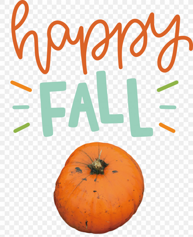 Happy Fall, PNG, 2434x3000px, Happy Fall, Calabaza, Fruit, Local Food, Meter Download Free