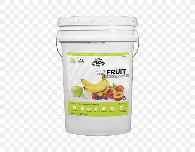 Freeze-drying Pail Food Drying Dried Fruit, PNG, 640x640px, Freezedrying, Augason Farms, Bucket, Citric Acid, Dried Fruit Download Free