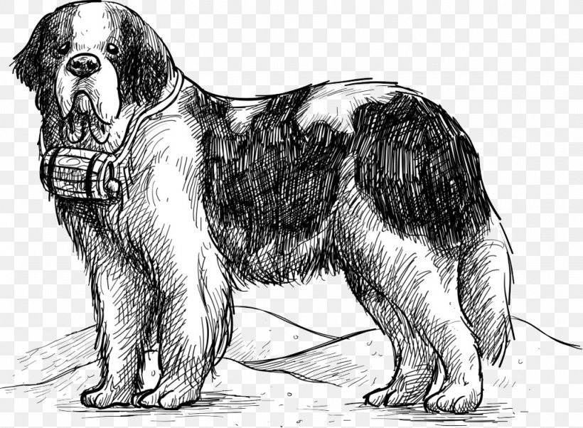 St. Bernard Great St Bernard Pass Illustration, PNG, 1024x752px, St Bernard, Animal, Carnivoran, Dog, Dog Breed Download Free