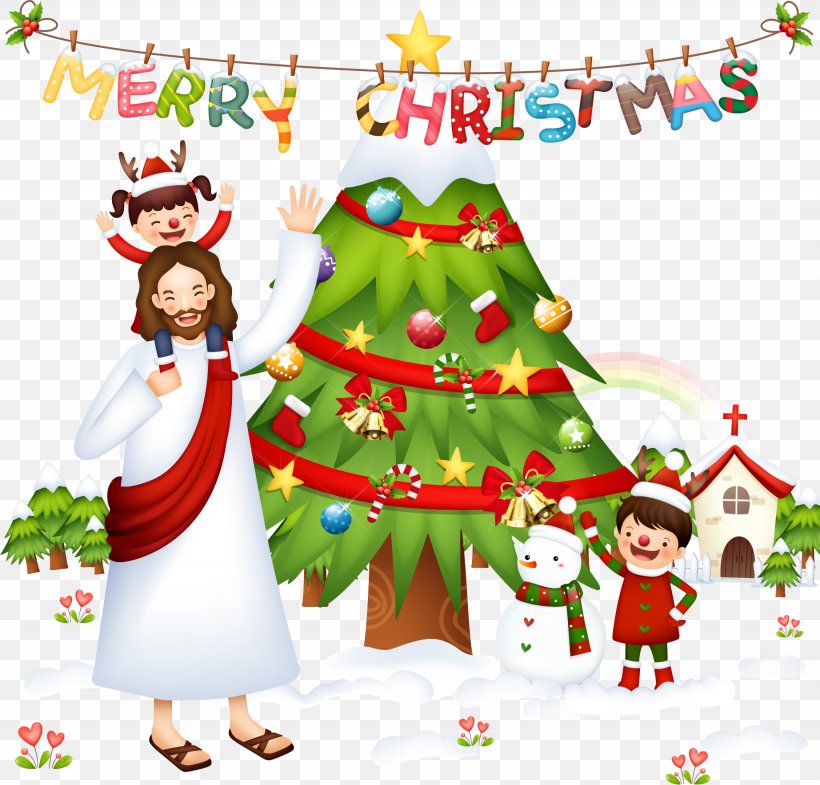 Christmas Tree Santa Claus Nativity Scene Christmas And Holiday Season, PNG, 1845x1768px, Christmas Tree, Advent, Art, Banner, Christmas Download Free