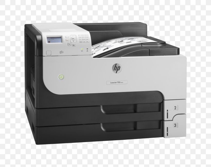 Hewlett-Packard HP LaserJet Enterprise 700 M712 Printer Laser Printing, PNG, 650x650px, Hewlettpackard, Dots Per Inch, Duplex Printing, Electronic Device, Hp Eprint Download Free