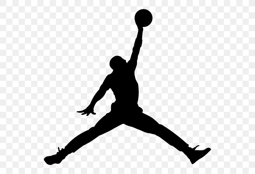 Jumpman Air Jordan Nike Logo Decal, PNG, 560x560px, Jumpman, Air Jordan, Arm, Balance, Basketball Shoe Download Free