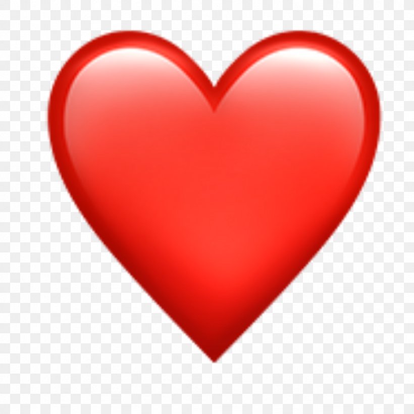 Emoji Domain Heart IPhone IOS, PNG, 1024x1024px, Watercolor, Cartoon