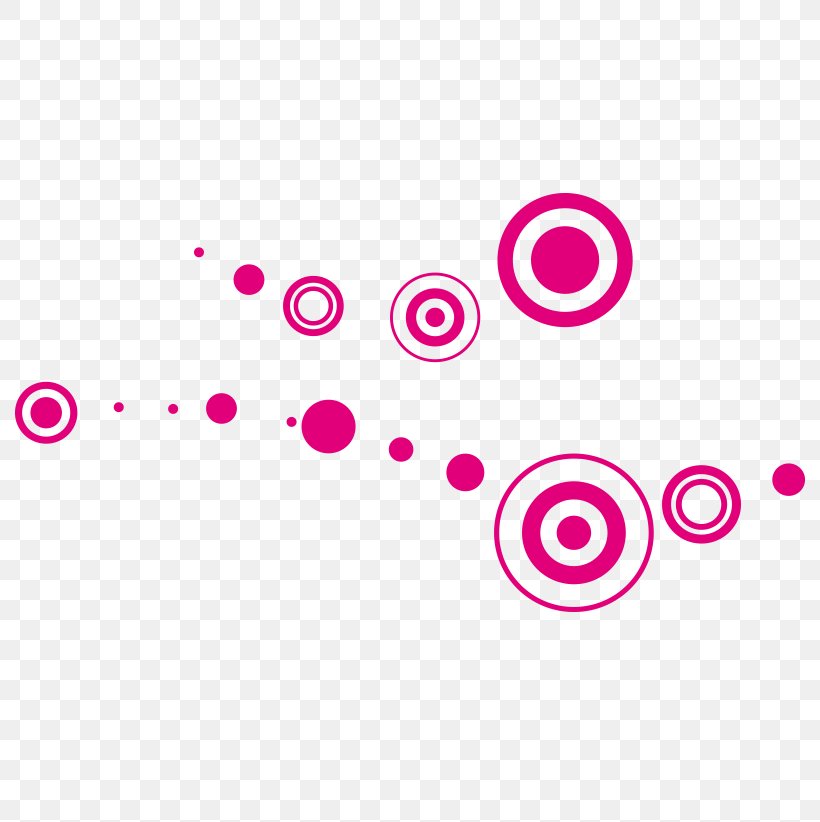 Graphic Design Euclidean Vector Circle Illustration, PNG, 790x822px, Pink, Color, Magenta, Point, Rectangle Download Free