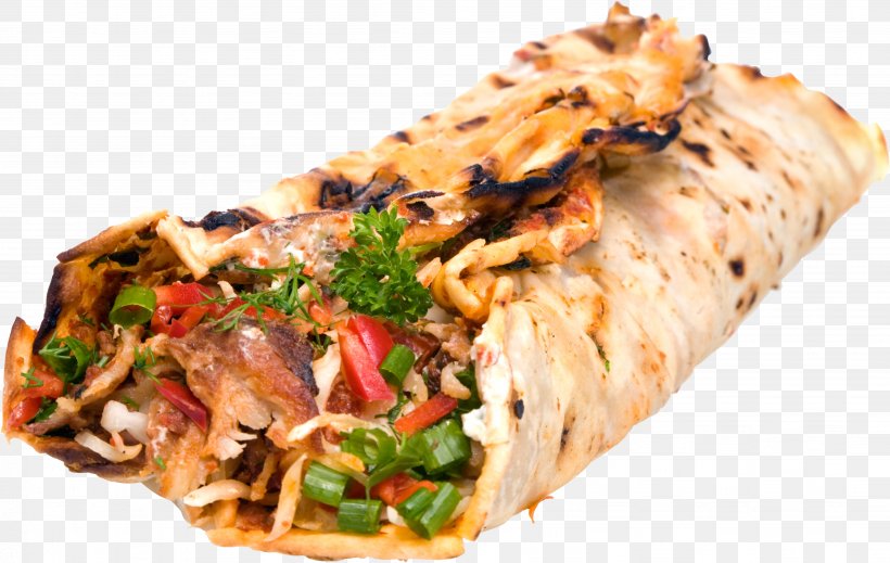 Doner Kebab Shawarma Wrap Shish Taouk, PNG, 4309x2728px, Doner Kebab, American Food, Chicken Meat, Cuisine, Dish Download Free