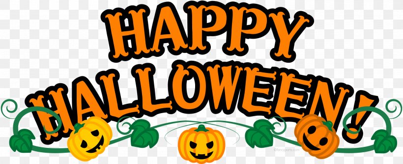 Halloween Illustration Clip Art Image Text, PNG, 2720x1112px, Halloween, Area, Brand, Copyright, Copyrightfree Download Free