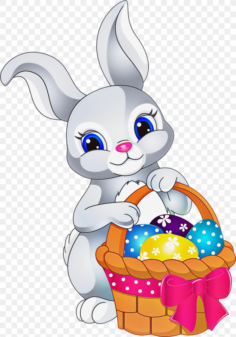 Easter Bunny, PNG, 2102x3000px, Cartoon, Easter, Easter Bunny, Easter Egg, Rabbit Download Free