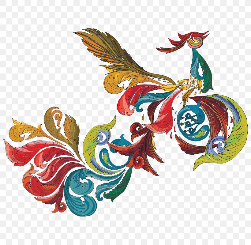 Fenghuang Bird Phoenix, PNG, 800x800px, Fenghuang, Art, Bird, Chicken,  Chinoiserie Download Free