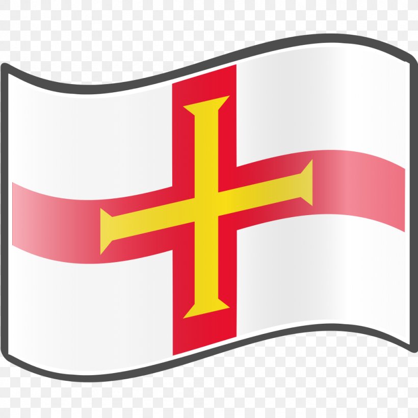 Flag Of Guernsey Vector Graphics National Flag, PNG, 1024x1024px, Guernsey, Bailiwick Of Guernsey, Brand, Flag, Flag Of England Download Free