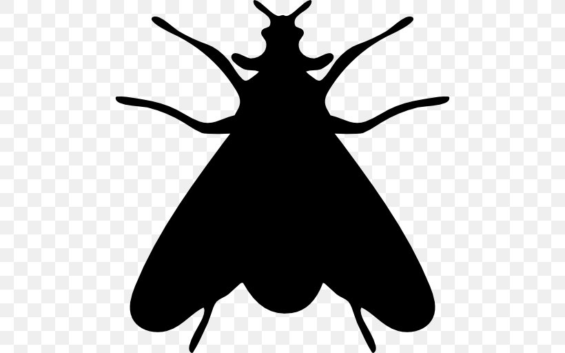 Insect Silhouette Fly, PNG, 512x512px, Insect, Animal, Artwork, Black And White, Butterflies And Moths Download Free