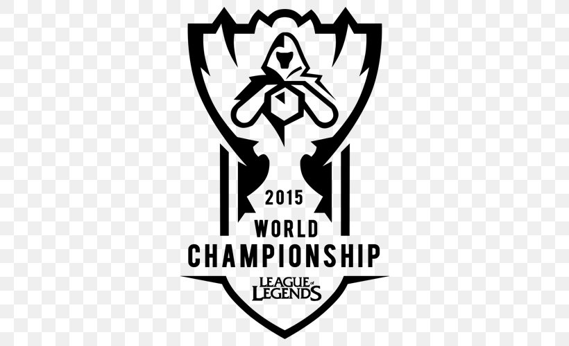 2015 League Of Legends World Championship 2016 League Of Legends World Championship 2017 League Of Legends World Championship League Of Legends Master Series, PNG, 500x500px, League Of Legends, Area, Black, Black And White, Brand Download Free