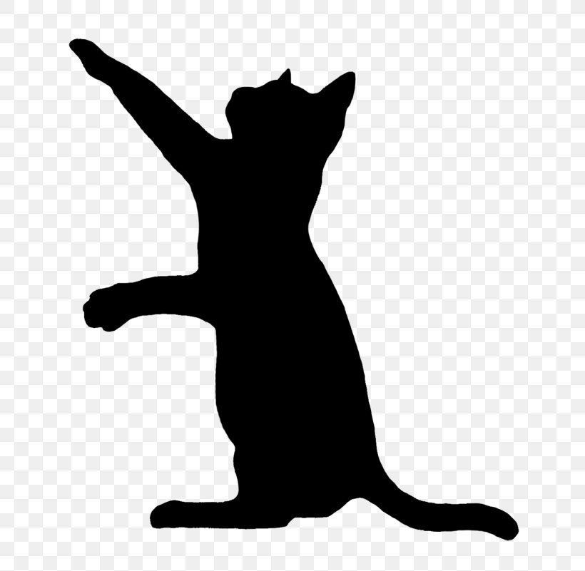 Black Cat Kitten Silhouette Clip Art, PNG, 700x801px, Cat, Art, Black, Black And White, Black Cat Download Free