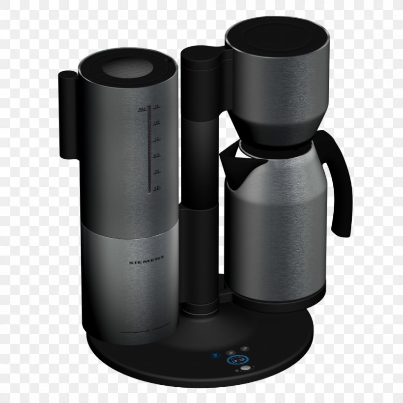 Siemens Coffeemaker Tc 86503 Siemens Coffeemaker Tc 86503 Furniture Porsche Design, PNG, 1000x1000px, Coffeemaker, Brewed Coffee, Drip Coffee Maker, Electric Kettle, Furniture Download Free