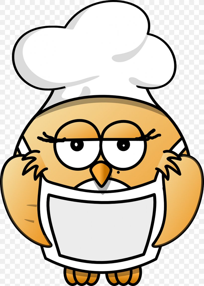 Owl Chef Cooking Clip Art, PNG, 913x1280px, Owl, Artwork, Beak, Bird, Chef Download Free