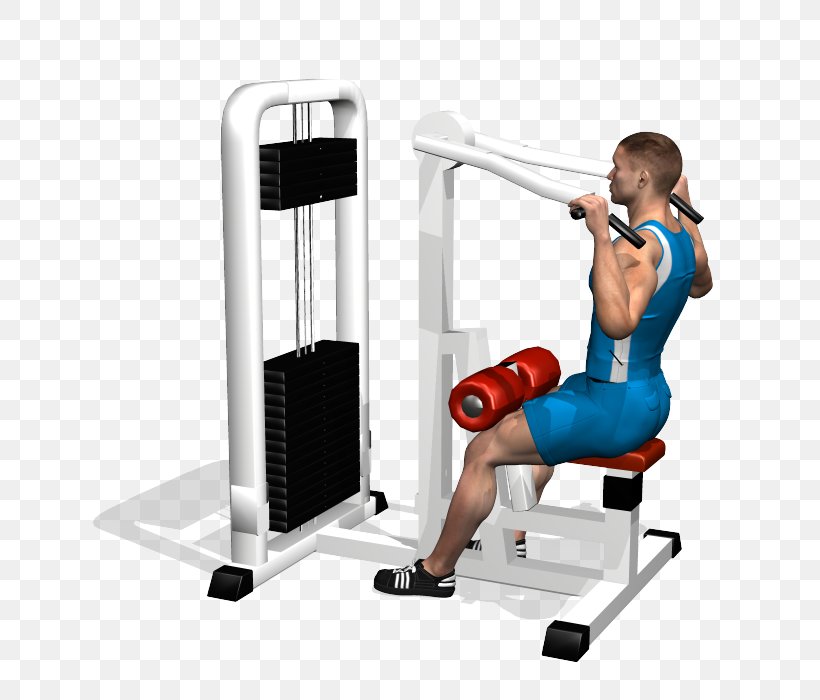Pulldown Exercise Physical Fitness Human Back Shoulder Dumbbell, PNG, 700x700px, Pulldown Exercise, Arm, Dumbbell, Exercise, Exercise Equipment Download Free