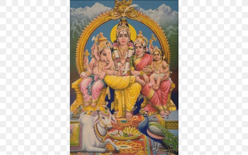 Mahadeva Parvati Ganesha Kartikeya Hinduism, PNG, 512x512px, Mahadeva, Art, Family, Ganesha, Hindu Temple Download Free