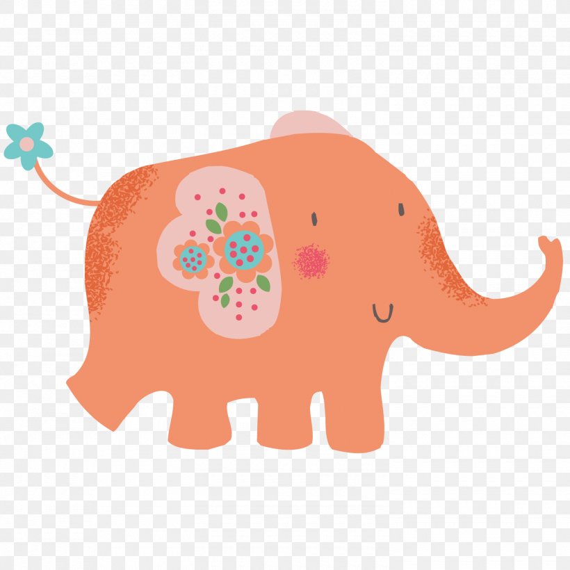 Cartoon Elephant, PNG, 1500x1501px, Cartoon, Animation, Comics, Cuteness, Elephant Download Free