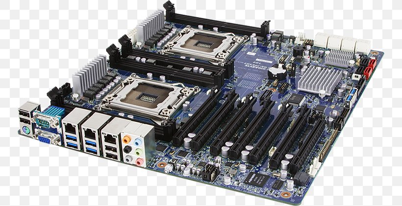 Motherboard ATX Computer Servers Mini-ITX Xeon, PNG, 748x421px, Motherboard, Atx, Central Processing Unit, Computer Component, Computer Hardware Download Free