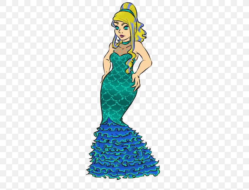 Costume Design Mermaid Dress, PNG, 500x625px, Costume Design, Art, Clothing, Costume, Day Dress Download Free