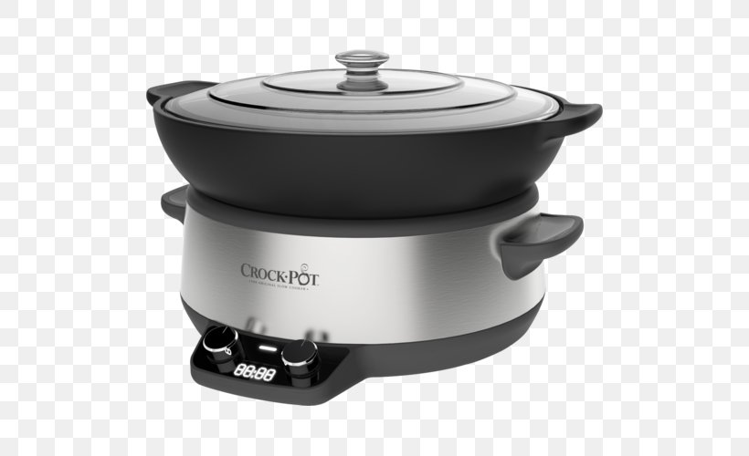 Slow Cookers Crock-Pot SC7500 Saute Slow Cooker Crock-Pot CSC025 Slow Cooker Crock-Pot SC7500-IUK Saute Slow Cooker, PNG, 500x500px, Slow Cookers, Cooker, Cookware Accessory, Cookware And Bakeware, Crock Download Free