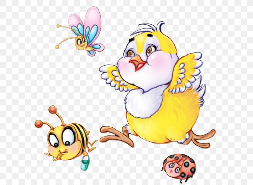 Cartoon Clip Art Sticker Animated Cartoon Fictional Character, PNG, 600x600px, Watercolor, Animal Figure, Animated Cartoon, Cartoon, Fictional Character Download Free