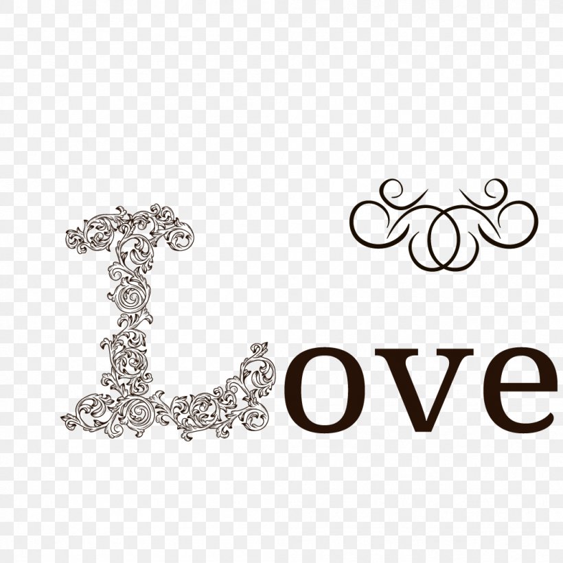 Love Font, PNG, 1042x1042px, Love, Black And White, Body Jewelry, Brand, Jewellery Download Free