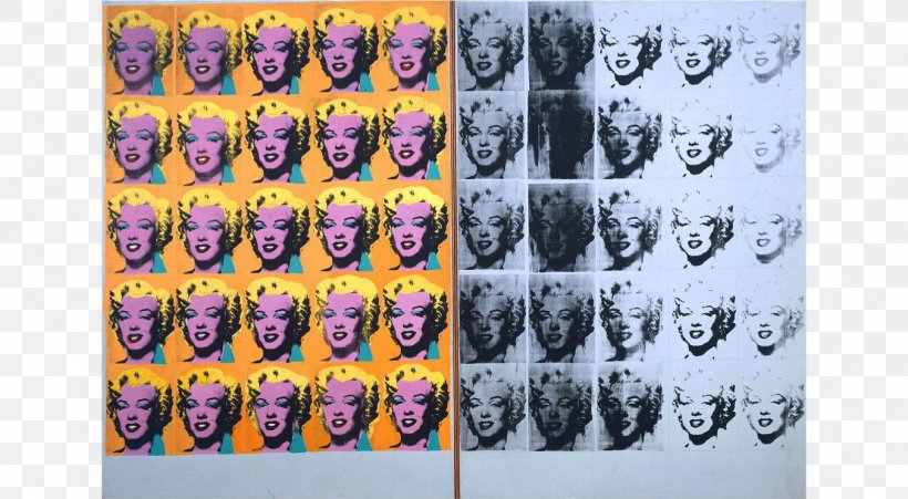 Marilyn Diptych Campbell's Soup Cans Pop Art Artist, PNG, 1350x743px, Marilyn Diptych, Abstract Expressionism, Andy Warhol, Art, Artist Download Free