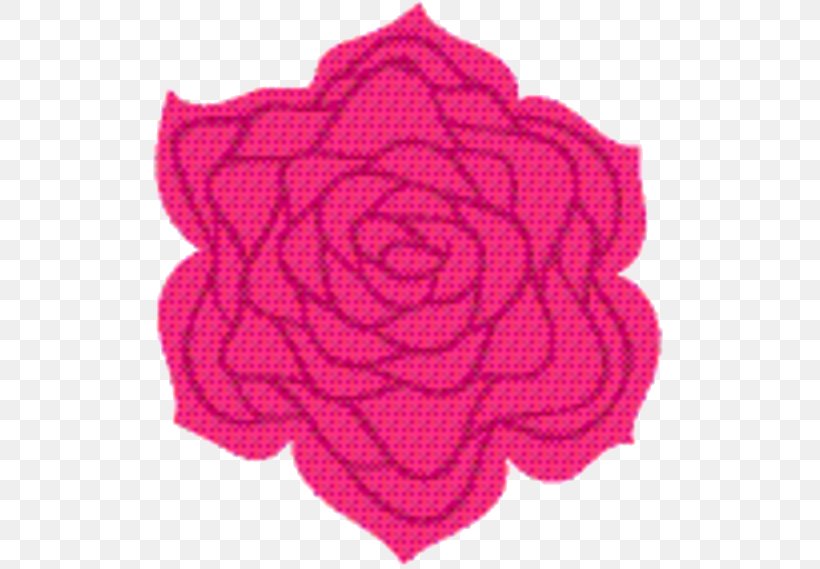 Pink Flower Cartoon, PNG, 525x569px, Garden Roses, Flower, Garden, Magenta, Petal Download Free
