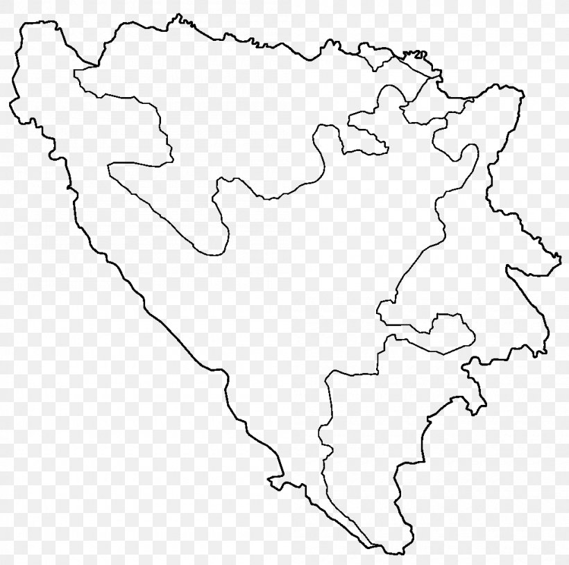 Federation Of Bosnia And Herzegovina Republika Srpska Blank Map, PNG, 1000x995px, Republika Srpska, Administrative Division, Area, Atlas, Black And White Download Free