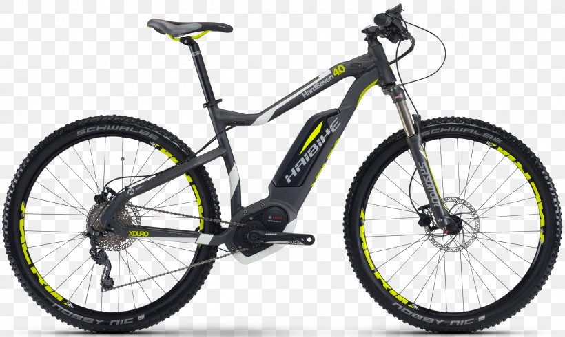 Haibike Sduro HardSeven 4.0 Acera Electric Bicycle, PNG, 2418x1445px, Haibike, Automotive Exterior, Automotive Tire, Automotive Wheel System, Bicycle Download Free