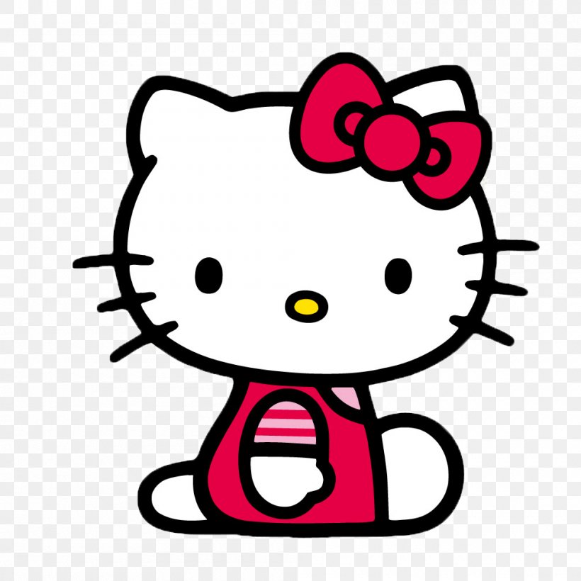 Hello Kitty Clip Art, PNG, 1000x1000px, Watercolor, Cartoon, Flower, Frame, Heart Download Free