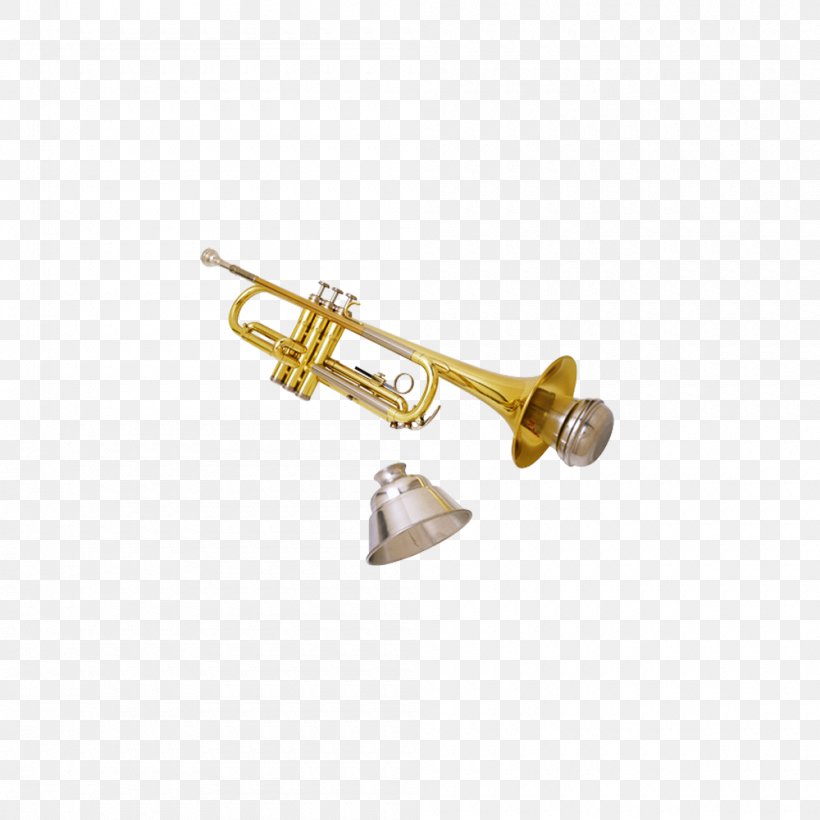 Mute Trumpet Musical Instrument Brass Instrument Violin, PNG, 1000x1000px, Watercolor, Cartoon, Flower, Frame, Heart Download Free