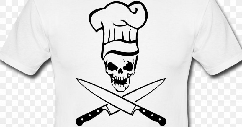 T-shirt Knife Hoodie Chef, PNG, 1200x630px, Tshirt, Black, Black And White, Brand, Chef Download Free