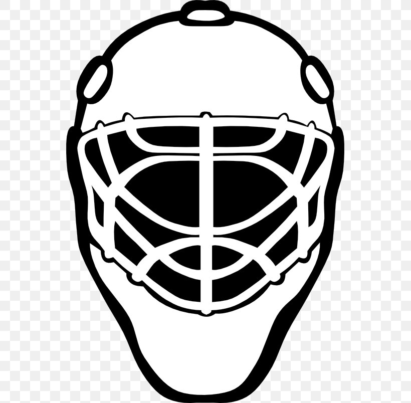 Goaltender Mask Hockey Sticks Clip Art, PNG, 555x804px, Goaltender Mask, Black And White, Drawing, Football Equipment And Supplies, Football Helmet Download Free