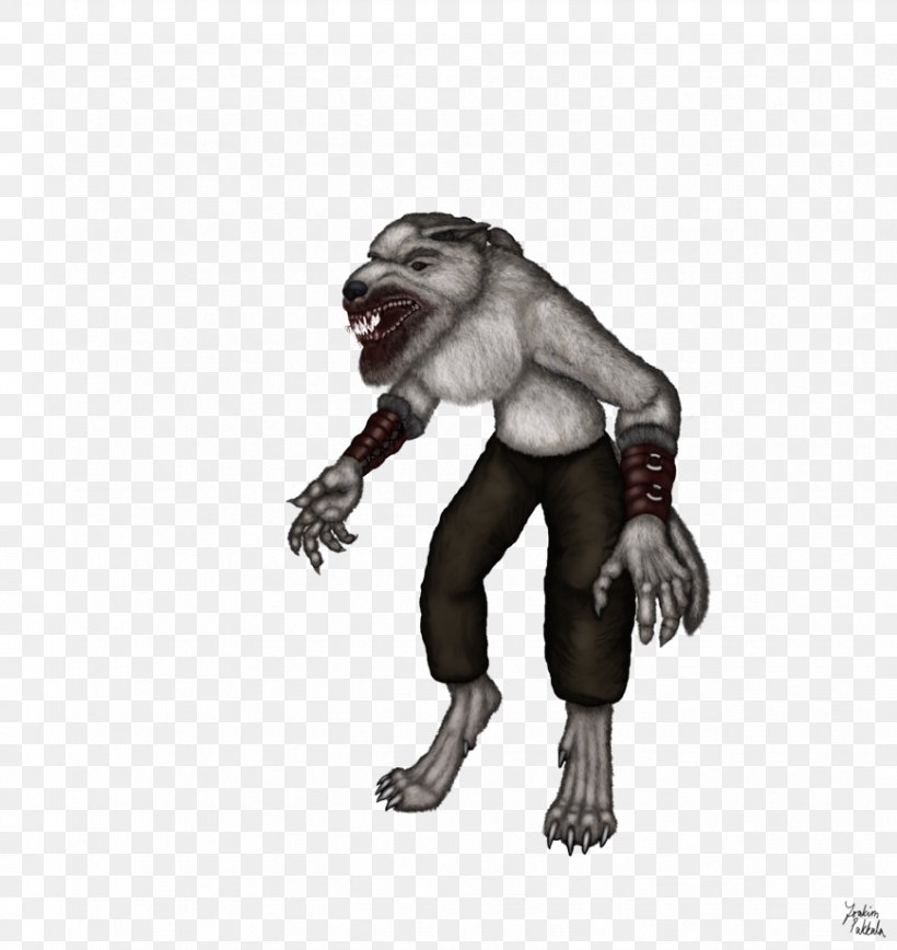 Werewolf Old World Monkeys Berserker Image, PNG, 869x920px, Werewolf, Art, Berserker, Digital Art, Drawing Download Free