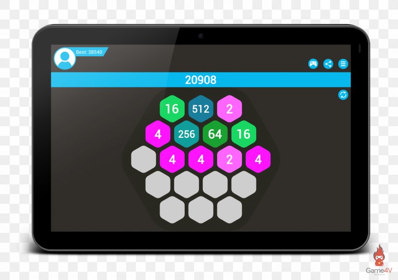 4096 Hexa, PNG, 1277x900px, 2048, Game, Android, Blog, Computing Download Free